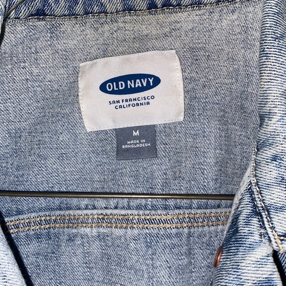 OLD NAVY DENIM DISTRESSED JACKET - Picture 3 of 4